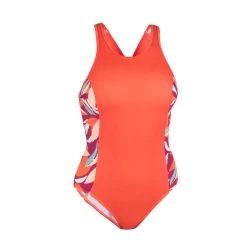Badpak Voor Zwemmen Dames Vega Light Oranje -Nabaiji badpak voor zwemmen dames vega light oranje 3