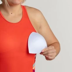 Badpak Voor Zwemmen Dames Vega Light Oranje -Nabaiji badpak voor zwemmen dames vega light oranje 4