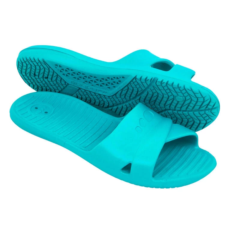 Badslippers Dames Slap 100 Basic Zeeblauw 3 Badslippers Dames Slap 100 Basic Zeeblauw