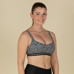 Bikinitopje Voor Zwemmen Dames Vega Leo Zwart -Nabaiji bikinitopje voor zwemmen dames vega leo zwart 4