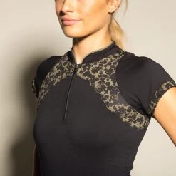 Damestop Met Korte Mouwen Voor Aquagym, Aquabike Of Aquawalking Lica Zwart/kaki 11 Damestop Met Korte Mouwen Voor Aquagym, Aquabike Of Aquawalking Lica Zwart/kaki -Nabaiji damestop met korte mouwen voor aquagym aquabike of aquawalking lica zwartkaki 4