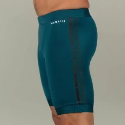 Jammer Zwemshort Fiti NBJ Turquoise Zwart -Nabaiji jammer zwemshort fiti nbj turquoise zwart 4