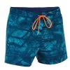 Korte Zwemshort Voor Heren 100 Tex Blauw -Nabaiji korte zwemshort voor heren 100 tex blauw