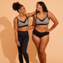 Legging Voor Aquagym Aquabike Zwart Kaki Print -Nabaiji legging voor aquagym aquabike zwart kaki print 3