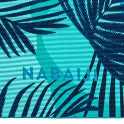 Microvezel Handdoek Geribbeld Print Maat XL 110 X 175 Cm -Nabaiji microvezel handdoek geribbeld print maat xl 110 x 175 cm 2