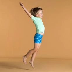 Peuter Uv-shirt Met Korte Mouwen Lichtgroen -Nabaiji peuter uv shirt met korte mouwen lichtgroen 4