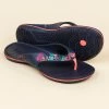 Teenslippers Voor Aan Het Zwembad Dames Tonga 500 Marineblauw Koraal -Nabaiji teenslippers voor aan het zwembad dames tonga 500 marineblauw koraal