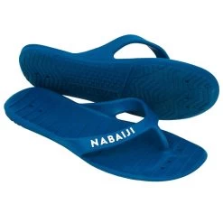 Teenslippers Voor Aan Het Zwembad Voor Dames Tonga 100 Basic Blauw