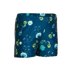 Wasbare Zwemluier Boxer Blauw Met Print -Nabaiji wasbare zwemluier boxer blauw met print 3