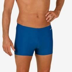 Zwemboxer Voor Heren Boxer 100 Basic Blauw -Nabaiji zwemboxer voor heren boxer 100 basic blauw 1