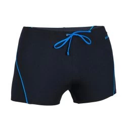 Zwemboxer Voor Heren Boxer 100 Plus Zwart/blauw -Nabaiji zwemboxer voor heren boxer 100 plus zwartblauw 4