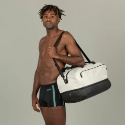 Zwemboxer Voor Heren NEGOMBO Zwart Turquoise -Nabaiji zwemboxer voor heren negombo zwart turquoise 4