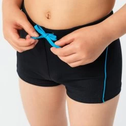 Zwemboxer Voor Jongens 100 Plus Zwart -Nabaiji zwemboxer voor jongens 100 plus zwart 4