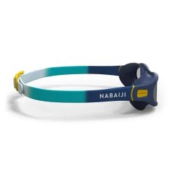 Zwembril Met Heldere Glazen 100 Soft Maat S Blauw/grijs/geel -Nabaiji zwembril met heldere glazen 100 soft maat s blauwgrijsgeel 2