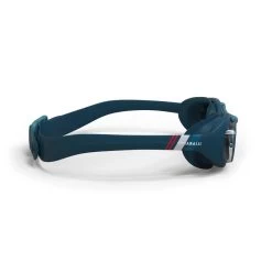 Zwembril X-Base Print L Blauw Marineblauw Rood Heldere Glazen -Nabaiji zwembril x base print l blauw marineblauw rood heldere glazen 2