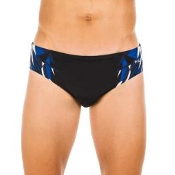 ZWEMBROEK VOOR HEREN 900 KAL ZWART/WIT 9 ZWEMBROEK VOOR HEREN 900 KAL ZWART/WIT -Nabaiji zwembroek voor heren 900 kal zwartwit 2