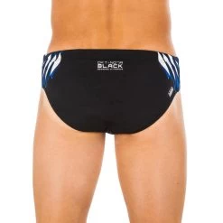 ZWEMBROEK VOOR HEREN 900 KAL ZWART/WIT 11 ZWEMBROEK VOOR HEREN 900 KAL ZWART/WIT -Nabaiji zwembroek voor heren 900 kal zwartwit 4