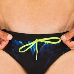 ZWEMBROEK VOOR HEREN 900 ZWART/PRINT -Nabaiji zwembroek voor heren 900 zwartprint 4