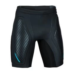 Zwemjammer In Neopreen 2,5 Mm + Gevoerde Panden Zwart Turquoise