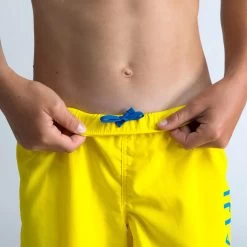 Zwemshort Voor Jongens 100 Basic Geel -Nabaiji zwemshort voor jongens 100 basic geel 3