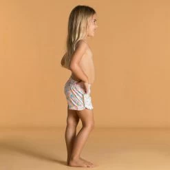 Zwemshort Voor Peuters En Kleuters (meisjes) Bloemenprint -Nabaiji zwemshort voor peuters en kleuters meisjes bloemenprint 2