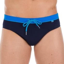 Zwemslip Heren 100 Pep Blauw/marineblauw