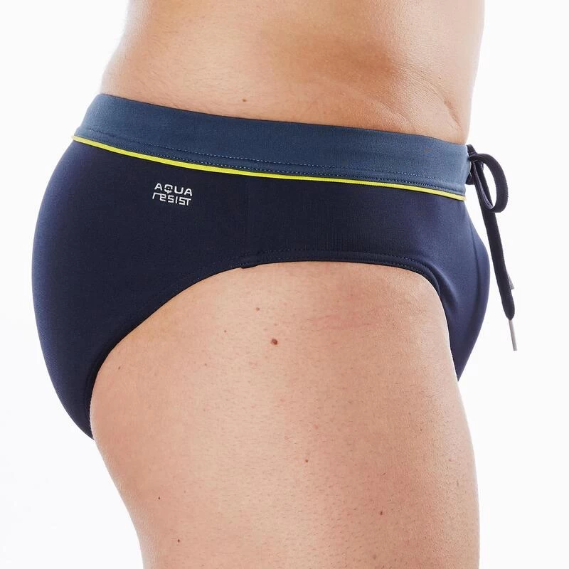 Zwemslip Voor Heren 100 Pep Blauw/grijs 5 Zwemslip Voor Heren 100 Pep Blauw/grijs - Afbeelding 3