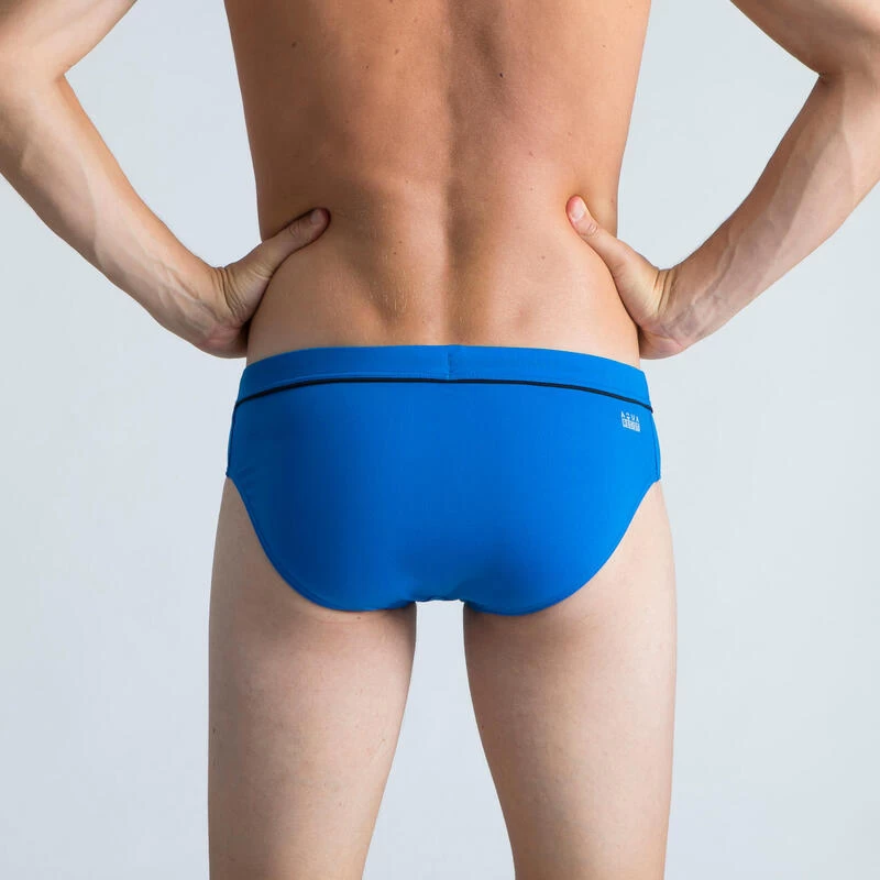 Zwemslip Voor Heren 100 Pep Blauw/zwart 5 Zwemslip Voor Heren 100 Pep Blauw/zwart - Afbeelding 3