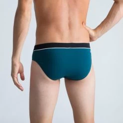 Zwemslip Voor Heren 100 Pep Dark Zwart -Nabaiji zwemslip voor heren 100 pep dark zwart 2