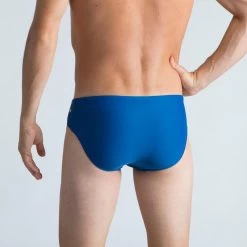 Zwemslip Voor Heren Basic 100 Blauw -Nabaiji zwemslip voor heren basic 100 blauw 3